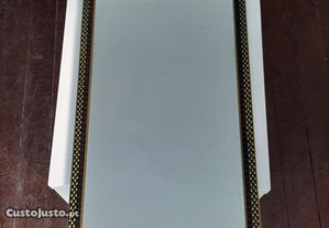 Retro Vintage Antigo Espelho Linda Moldura 106x46cm
