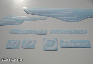 Dyno Bicicleta classic chopper stickers autocolantes