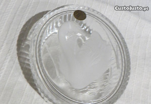 Guarda Joias Cristal D´Arques, Cisne em opaco Medida: 12 x 10 x 4,5 cm - Nova e em caixa Original