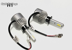 lampadas led h1 6500k 8500lm cor branca ( 2 unidades )