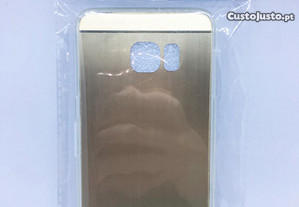 Capa de silicone dourada para Samsung S6 Edge Plus