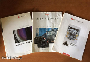 3 Catálogos Leica