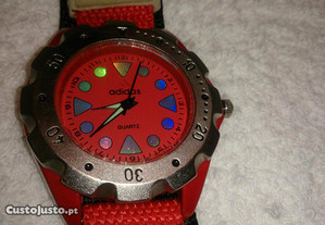 adidas (relógio diver-mergulhador) vermelho