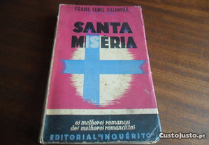 "Santa Miséria" de Frans Eemil Sillanpää - 1ª Edição de 1940