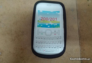 Capa em Silicone Gel Nokia Asha 200 / 201 Preta