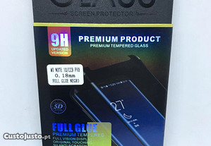 Película de vidro temperado completa curva (Full Glue) Xiaomi Mi Note 10 Pro / Xiaomi Mi CC9 Pro