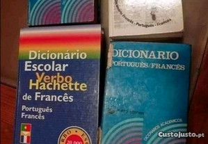 Dicionários de português /francês e francês /portu