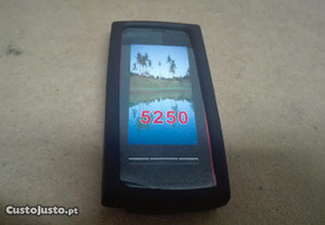 Capa em Silicone Gel Nokia 5250 Preta - Nova