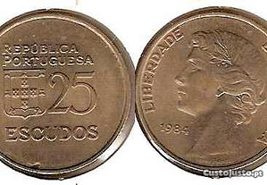 25 Escudos 1984 - soberba