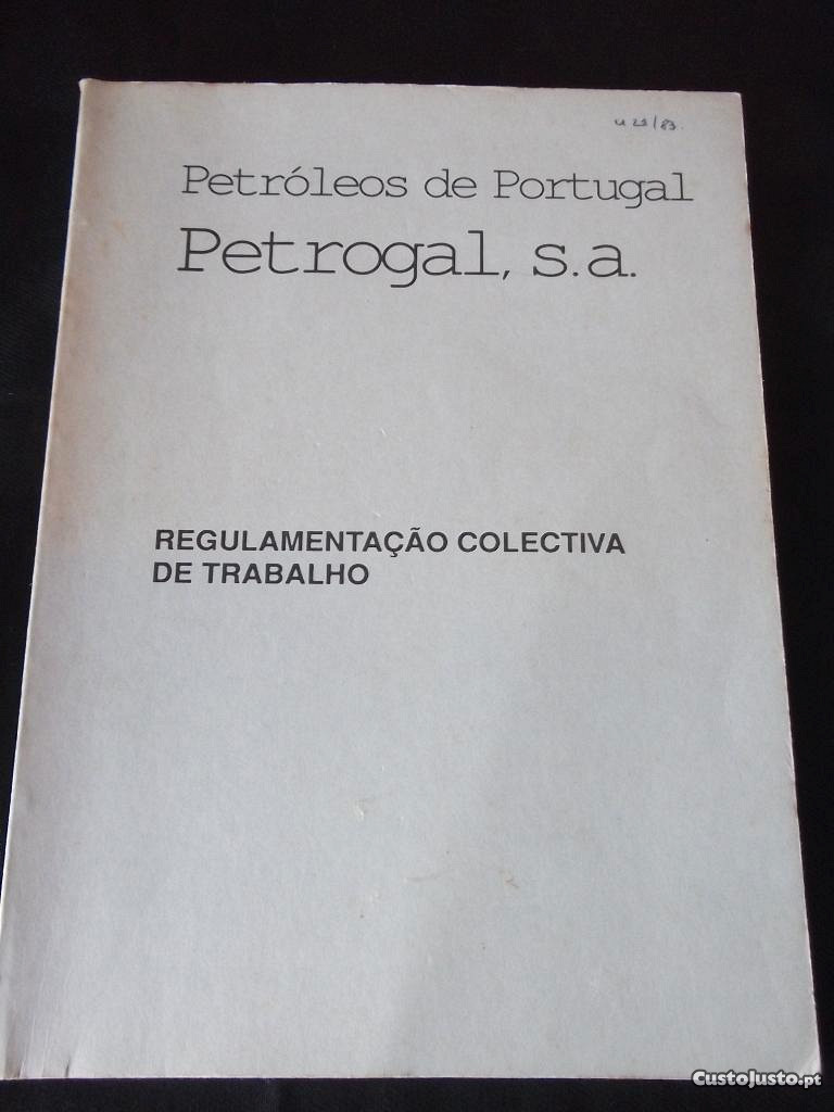 Livro Regulamentação colectiva trabalho Petrogal