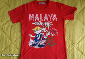 T-Shirt Algodão Malaya (10 Anos)