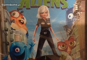 Monsters Vs. Aliens - DVD Novo / SELADO