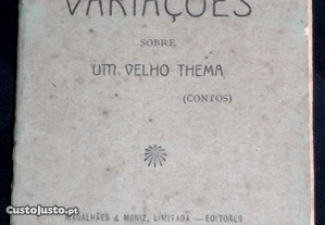 Livro Variações sobre um velho tema Paulo Osório 1908