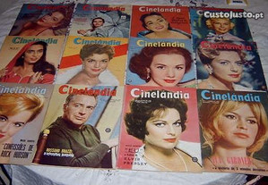 Lote revistas de cinema Cinelândia anos 1953 e 63