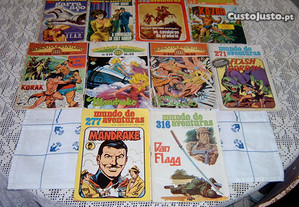 Lote de 13 revistas Mundo de Aventuras, BD anos 70