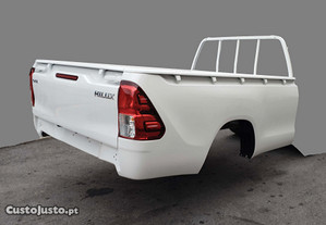 Caixa de carga metálica (NOVA) para Toyota Hilux (2020) cabine simples