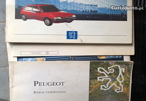 Livro / manual de instruções Peugeot 205