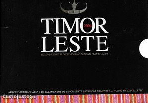 Timor-Leste - - "Carteira 2004 - - - BNC" - - - Moedas
