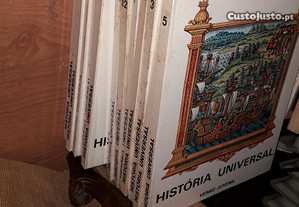 Coleção 12 livros historia universal antigos