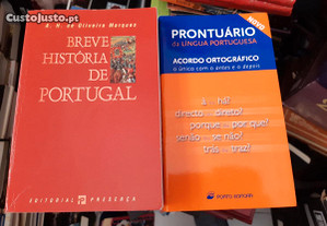 Obras de A.H.de Oliveira Marques e Prontuário