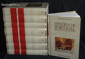Livros História de Portugal José Mattoso 8 volumes