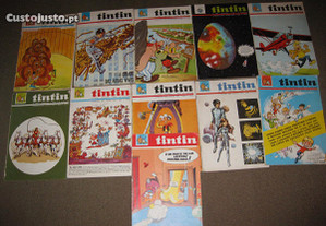 11 Revistas de Banda Desenhada "Tintin" do 3ºAno