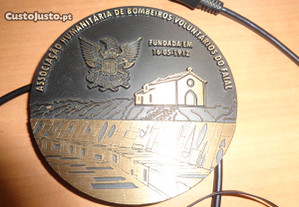 Medalha Bombeiros Faial 100 Anos Serviço Comunidade