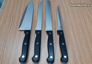 Conjunto de facas de cozinha diversas, Rostfrei-In