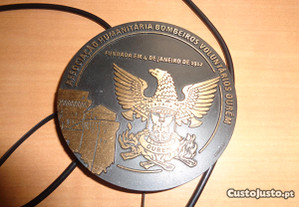 Medalha Bombeiros Ourém 100 Anos Serviço Comunidade