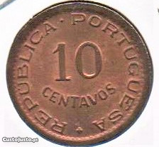 Angola - 10 Centavos 1948 - soberba