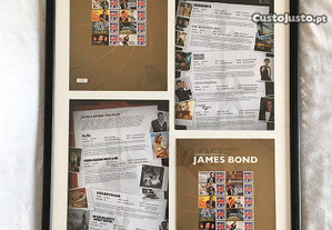 Selos emoldurados 007 - James Bond