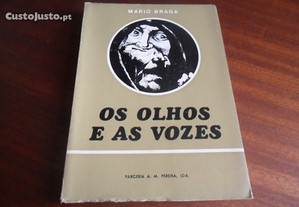 "Os Olhos e as Vozes" de Mário Braga - 1ª Edição de 1971