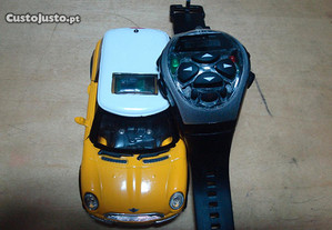 2001 yellow Mini-Cooper Remote-Control-Watch