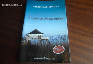 "O Diário da Nossa Paixão" de Nicholas Sparks - 28ª Edição de 2005