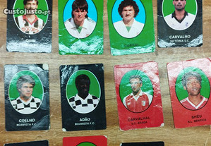 lote 11 calendarios futebol ( mini calendarios ) - 1987