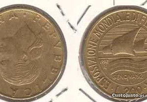 Itália - 200 Lire 1992 - soberba