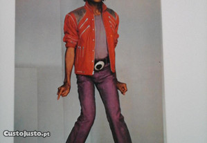Postal do Michael Jackson, dos anos 80