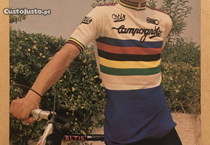 Postal ciclista Manuel Zeferino anos 80