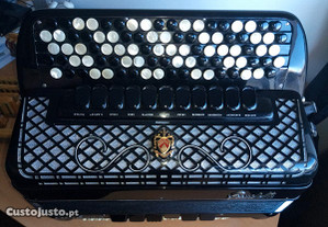 Scandalli Super VI 2S (Cromo superior) , 4a voz, LMMH, Made in Italy, acordeon , accordion