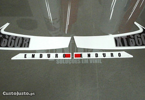 Autocolantes para Yamaha Xt 660 R Enduro - 2011 - Branca