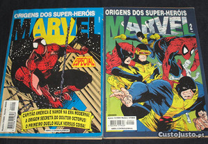 Livros BD Origens dos Super-Heróis Marvel Especial