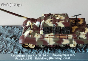 * Miniatura 1:72 Tanque/Blindado/Panzer/Carro Combate TIGER AUSF. B