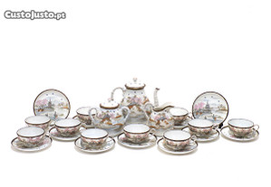 Serviço de chá Século XIX Porcelana Chinesa