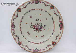 Prato Fundo Porcelana Chinesa Família Rosa XVIII 23,5 cm
