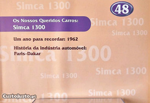 * Miniatura 1:43 Colecção Queridos Carros Nº 48 Simca 1300 (1962) Com Fascículo