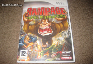 Jogo "Rampage Total Destruction" para a Nintendo Wii/Completo!