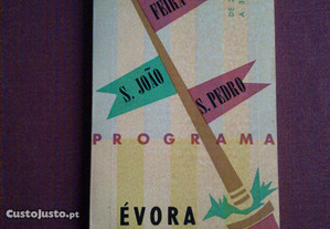 Programa Feira de S. João e S. Pedro-Évora-1960