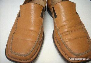 Sapatos pele Bristol castanho tamanho 39/40