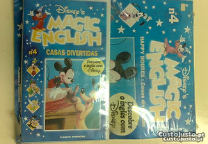 Livro + VHS original Disneys Magic English - NOVO