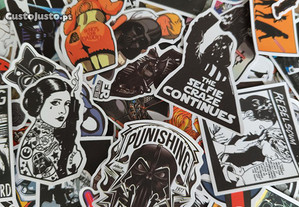 100 Stickers Autocolantes Star Wars